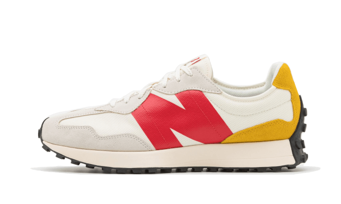 New Balance 327 Cream Red Yellow: la reedición retro que domina el street en 2026