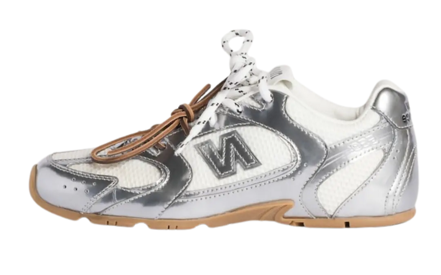 New Balance 530 SL Miu Miu Metallic Silver — Trendsetting metallic sneakers