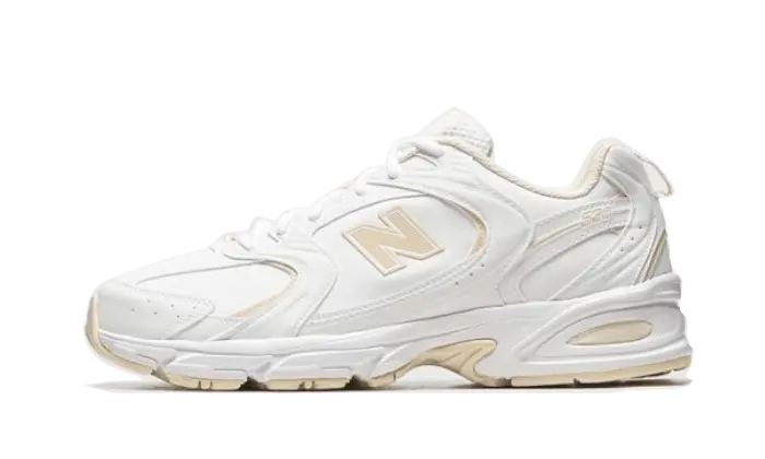 New Balance 530 Vit Lugn Taupe — Den minimalistiska 530 som lyfter varje stil