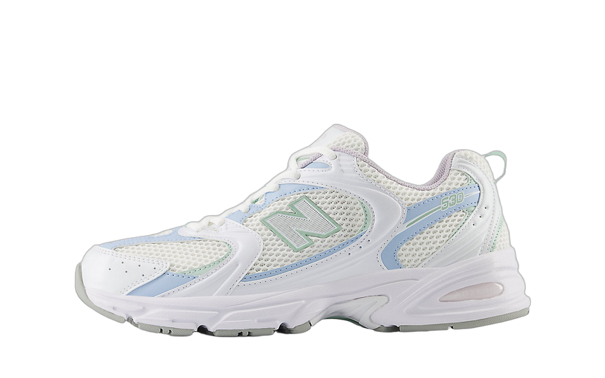 New Balance 530 White Light Chrome Blue Clay Ash: retro 90s con comodidad moderna