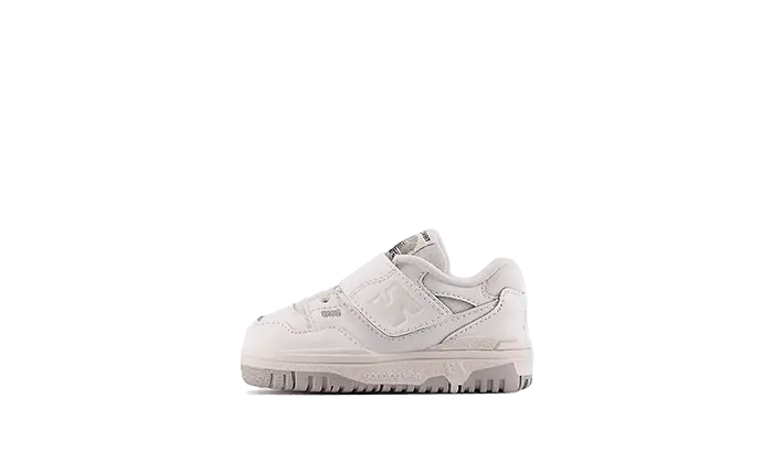 New Balance 550 Bungee Lace Górny Pasek Biały Dziecięcy (TD) — Styl i wygoda dla najmłodszych