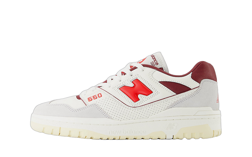 New Balance 550 Sea Salt Grey True Red: la 550 que mejor combina gris y rojo en 2026