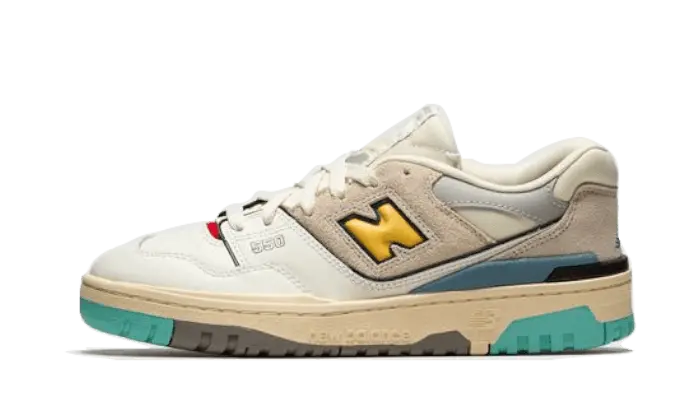 New Balance 550 Sea Salt Yellow: Retro sneakers with a fresh vibe and urban comfort 
