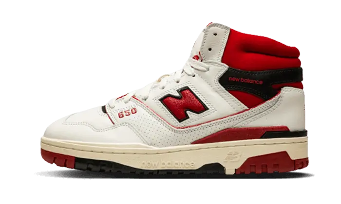 New Balance 650R Aimé Leon Dore White Red: Estilo urbano e conforto superior