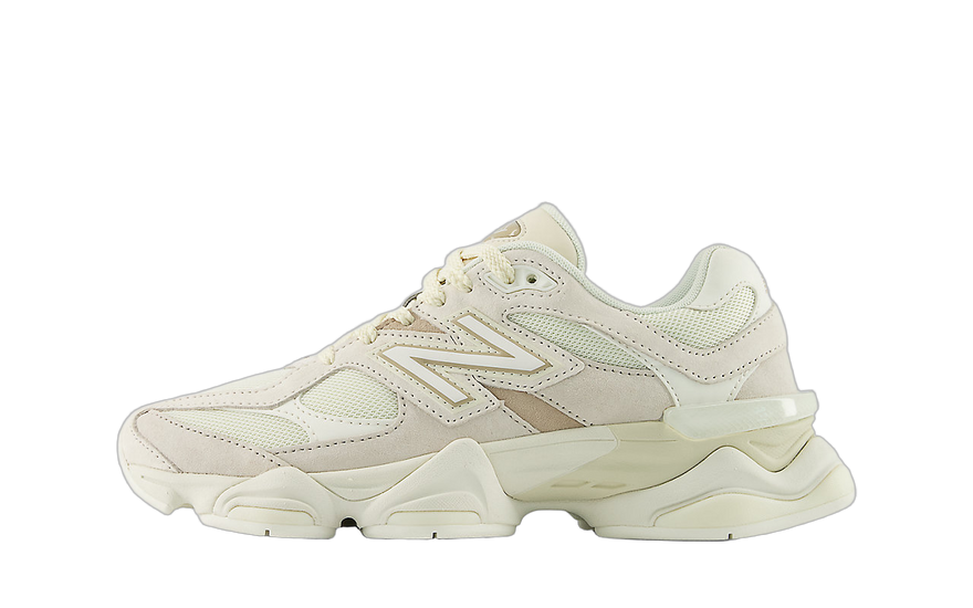 New Balance 9060 Beige White: Zapatillas retro con estilo urbano y máxima comodidad