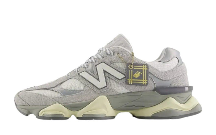 New Balance 9060 Light Grey White — Chaussures de ville avec style et confort