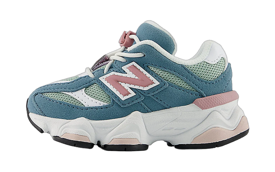 New Balance 9060 Salt Water Rosewood (TD): el retrofuturismo del 9060 en talla bebé
