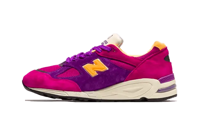New Balance 990v2 Made In USA Teddy Santis Purple Yellow — edizione speciale viola e giallo