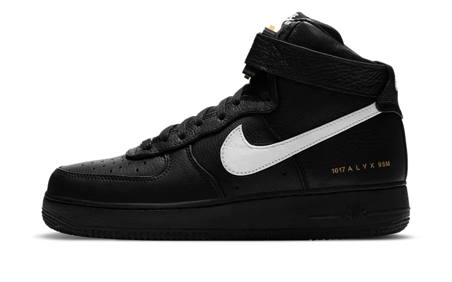 Nike Air Force 1 High 1017 ALYX 9SM Zwart Wit: minimalistische AF1 met industriële sluiting