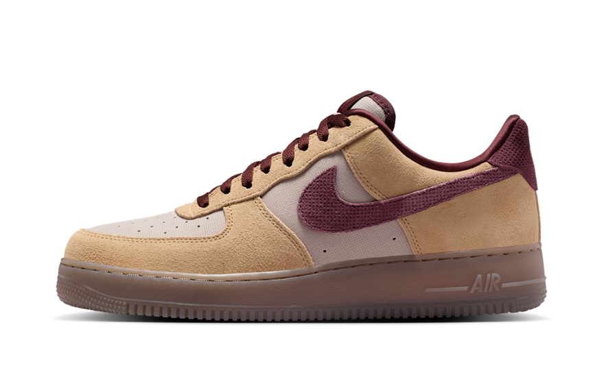 Nike Air Force 1 Low '07 Premium Linen Moon Particle Burgundy — Eleva tu estilo urbano