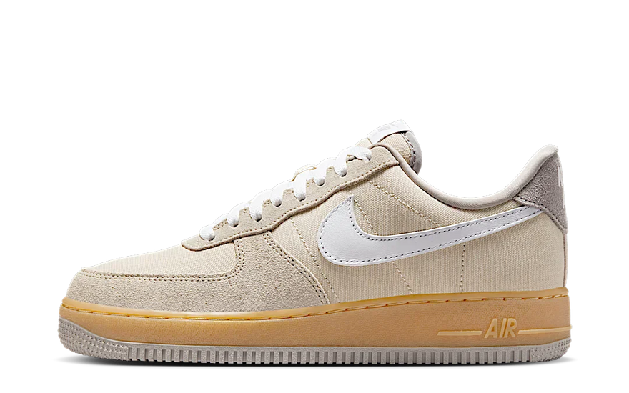 Nike Air Force 1 Low '07 Suede Canvas Khaki — Urban classic with suede and canvas