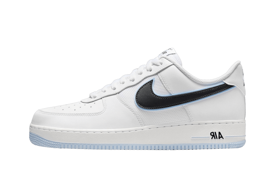 Nike Air Force 1 Low 07 White Black Hydrogen Blue: el icono urbano que necesitas