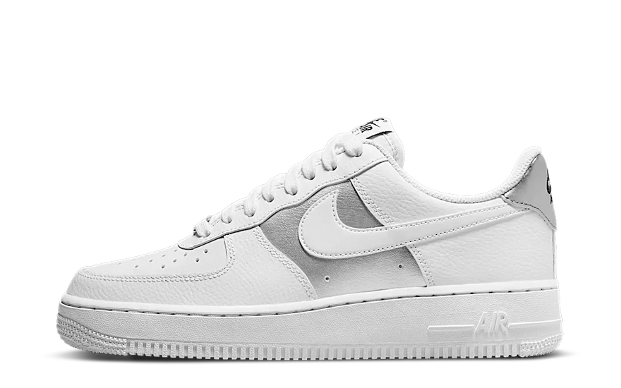 Nike Air Force 1 Low '07 White Metallic Silver (2022) — El clásico renovado que necesitas