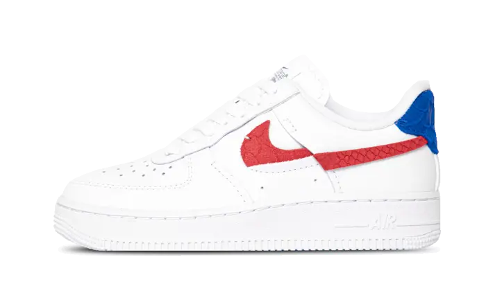 Nike Air Force 1 Low LXX White Red Royal: o clássico reinventado em branco, vermelho e royal