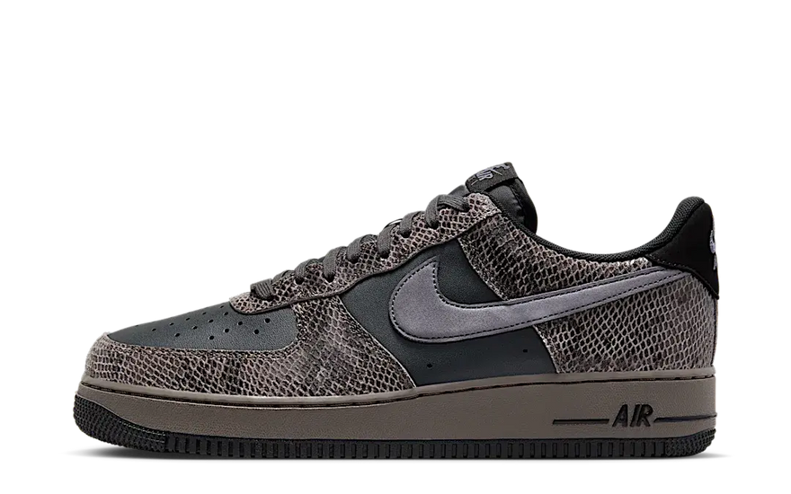 Nike Air Force 1 Low Off Noir Skóra węża dla twojego miejskiego stylu