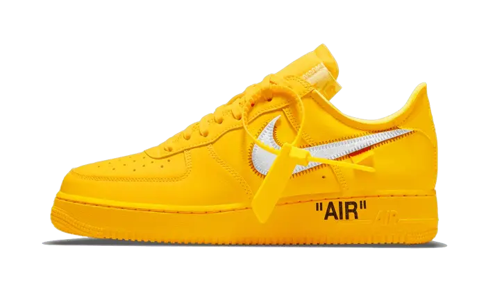 Nike Air Force 1 Low Off-White Oro Universitario Argento Metallico — Il classico reinventato che ti serve