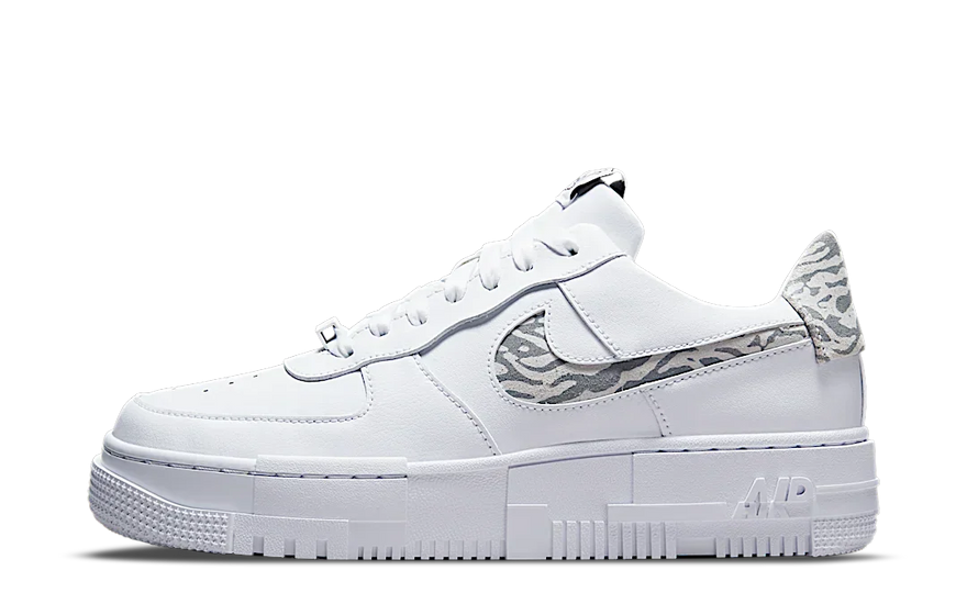 Nike Air Force 1 Low Pixel SE White Zebra: the AF1 with street style attitude