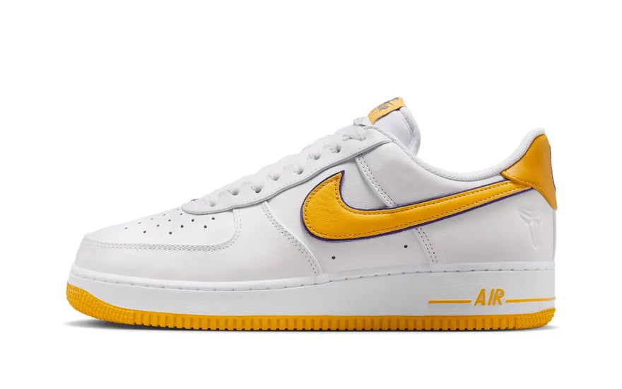 Nike Air Force 1 Low Retro QS Kobe Bryant Lakers Home: the essential tribute for fans and streetwear 