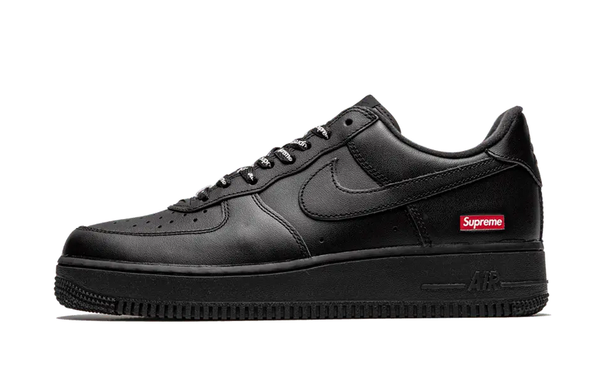 Nike Air Force 1 Low Supreme Black: el clásico negro que lo cambia todo