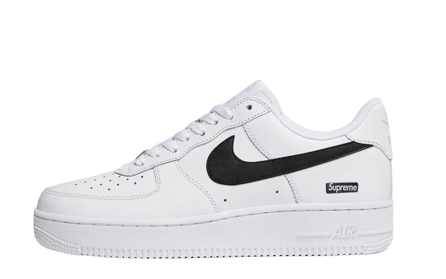 Nike Air Force 1 Low Supreme White Black: el must-have del streetwear