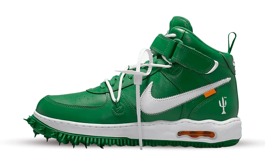 Nike Air Force 1 Mid Off-White Verde Pino — L'indispensabile urbano