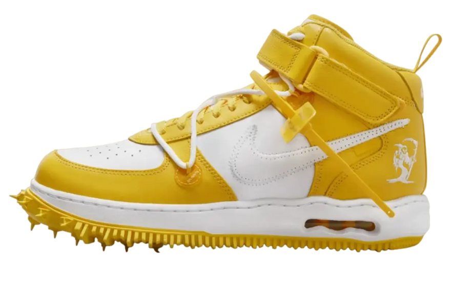 Nike Air Force 1 Mid Off-White Varsity Maize: a Mid, amely átalakítja a megjelenésedet