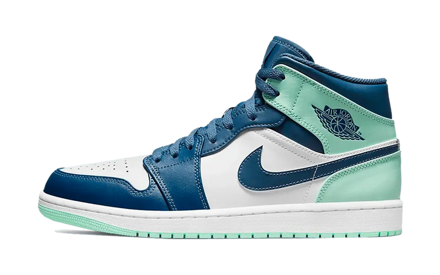 Nike Air Jordan 1 Mid Modrá Máta: svěží styl a městské pohodlí