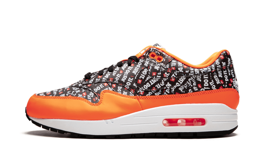 Nike Air Max 1 Just Do It Pack Black Orange: la silueta de 1987 con el lema que lo cambió todo