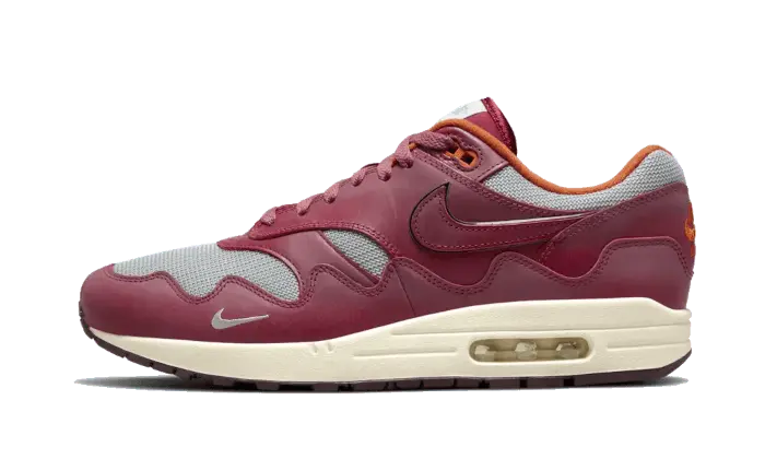 Nike Air Max 1 Patta Rush Maroon: stedelijke stijl en onmisbare Air Max demping