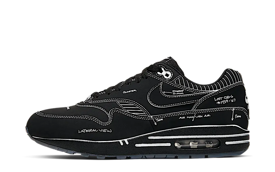 Nike Air Max 1 Sketch To Shelf Black - La silueta negra que necesitas