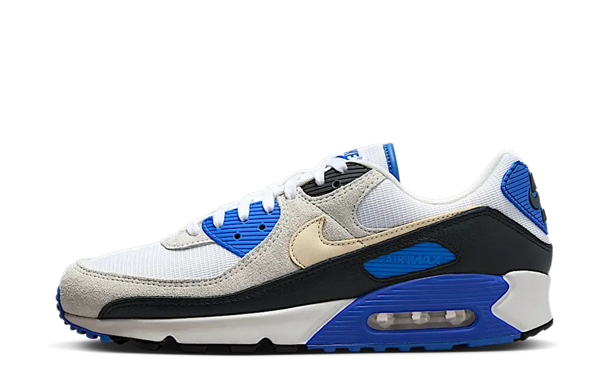 Nike Air Max 90 Premium Racer Blue: das klassische Blau, das deinen urbanen Look verwandelt