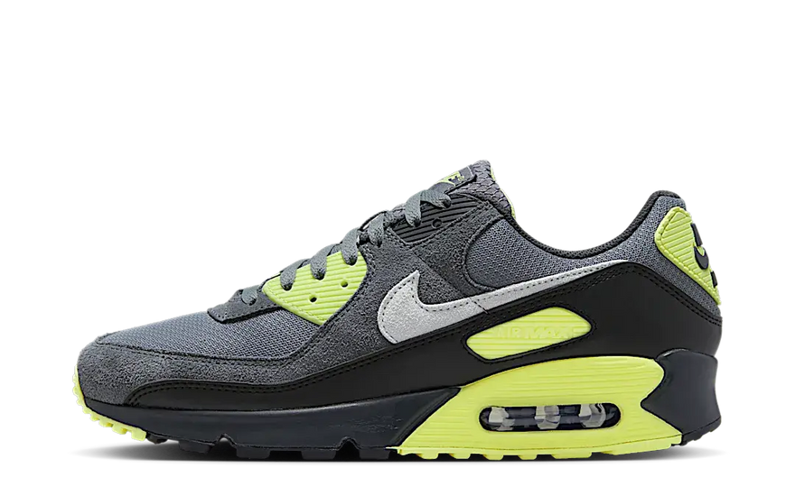Nike Air Max 90 Smoke Grey Light Lemon Twist: estilo urbano y confort icónico