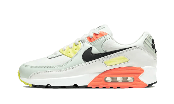 Nike Air Max 90 White Barely Green Bright Mango: la colorway blanca con acentos frutales que arrasa este verano