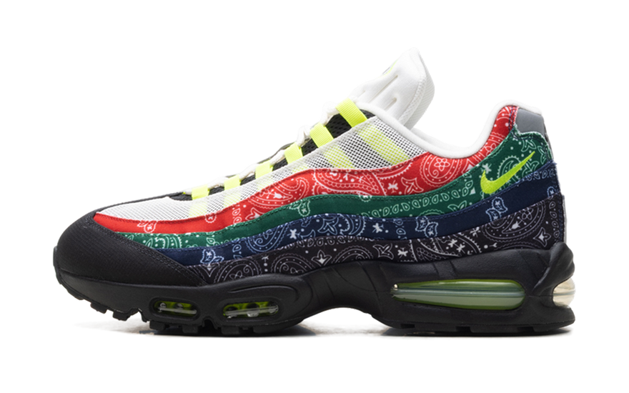 Nike Air Max 95 OG Big Bubble Neon Paisley Bandana: el clásico del 95 se llena de paisley