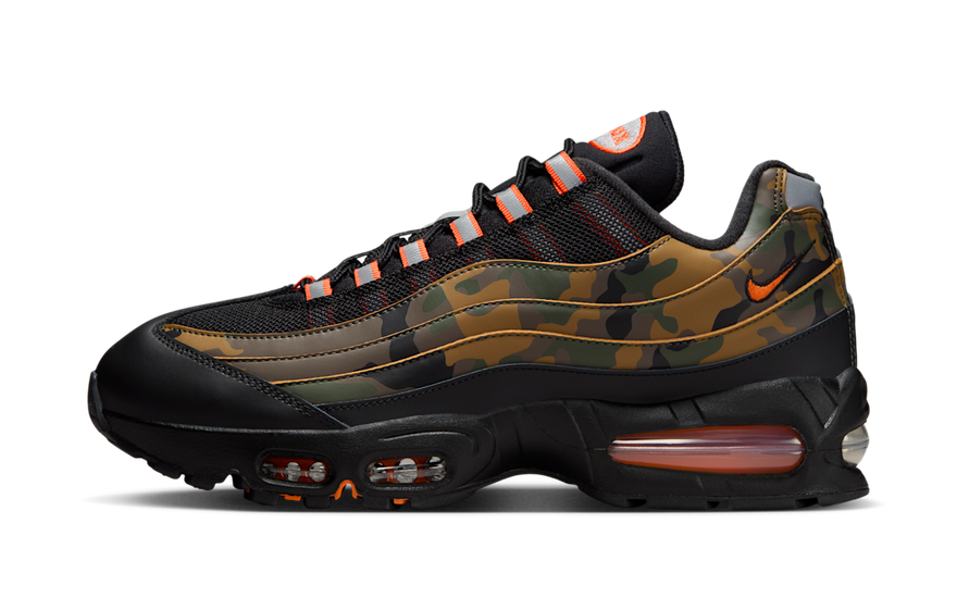 Nike Air Max 95 Safety Orange Camo: reinvención audaz del clásico streetwear