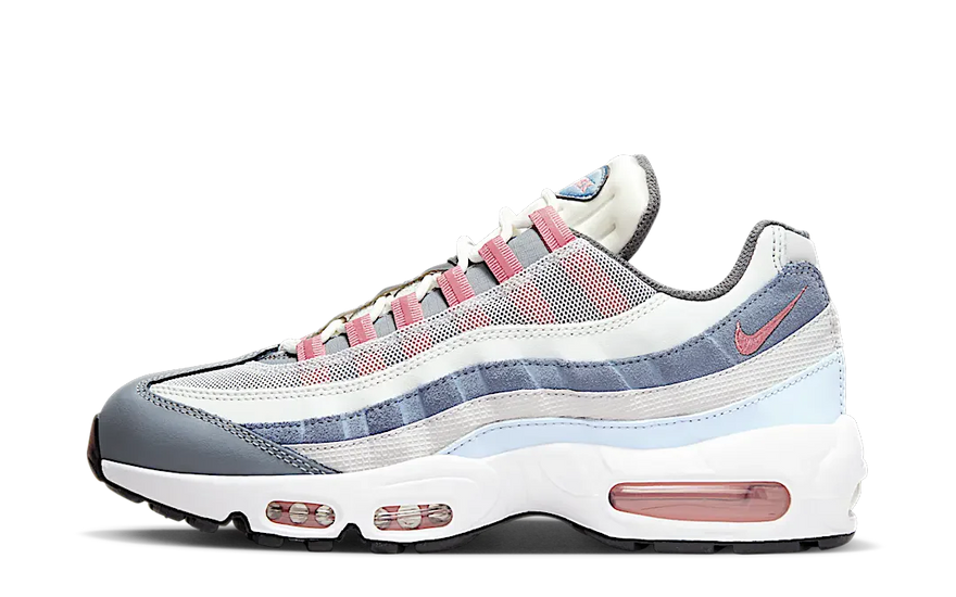 Nike Air Max 95 Vast Grey Red Stardust: icona urbana amb amortiment visible