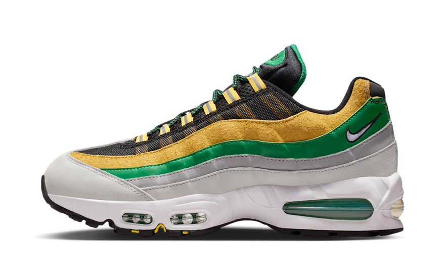 Nike Air Max 95 Yardrunners Norfolk State: tributo HBCU en verde y dorado