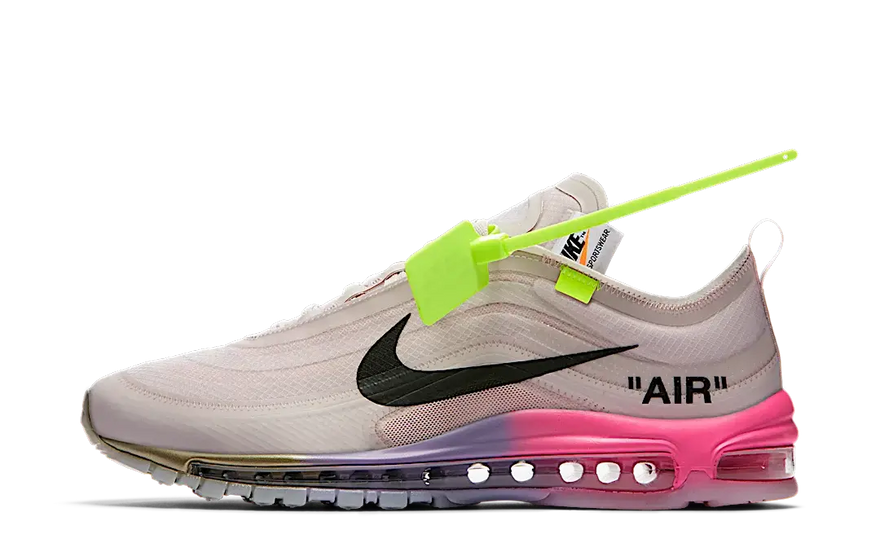 Nike Air Max 97 Off-White Elemental Rose Serena Queen: Rosa deconstruida para tu street style