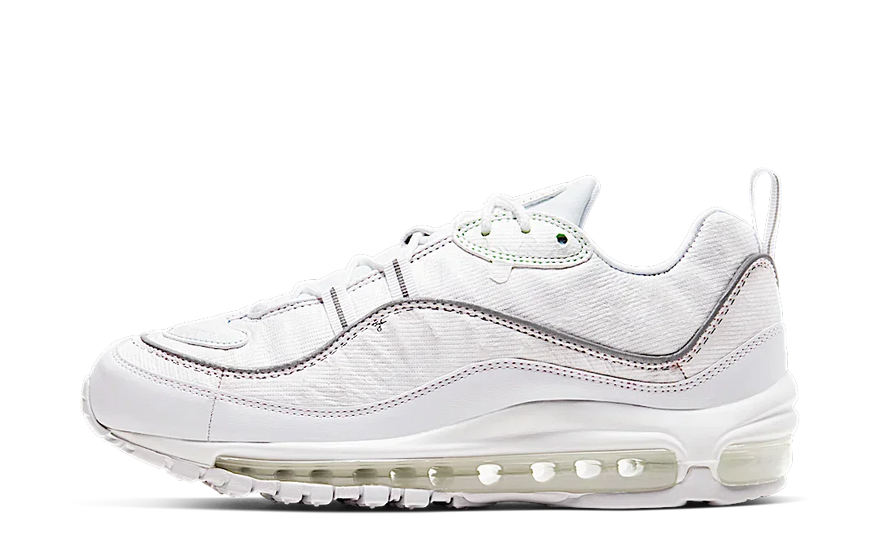 Nike Air Max 98 Cut Away White: icono urbano en blanco total