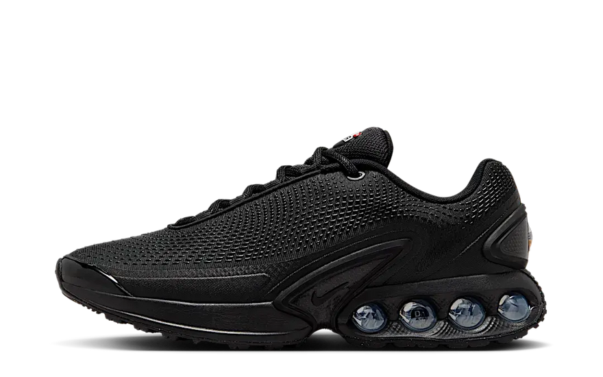 Nike Air Max Dn Black Metallic Grey: estilo urbano y amortiguación visible