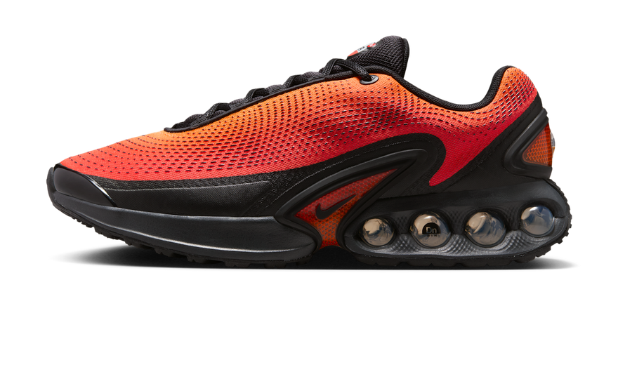 Nike Air Max Dn Total Orange Bright Crimson Dark Smoke Grey Black: el sneaker que enciende tu feed