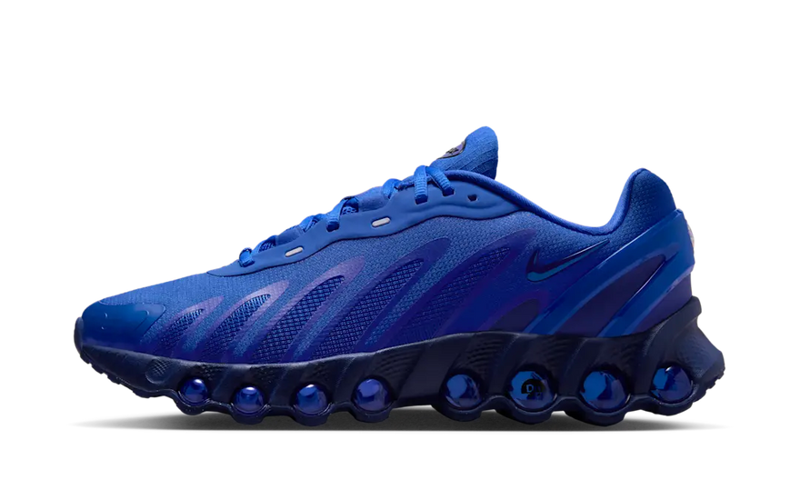 Nike Air Max Dn8 Racer Blue/Loyal Blue/Black/Racer Blue — estilo retro con amortiguación visible