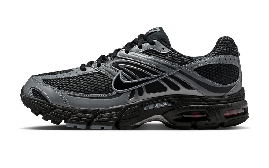 Nike Air Max Moto 2K Black/Cool Grey/Light Crimson/Black — Actitud 2000 y comodidad urbana