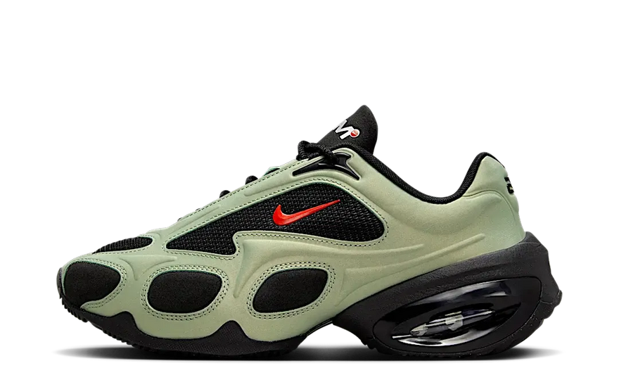 Nike Air Max Muse Oil Green: stedelijke stijl met Air Max demping