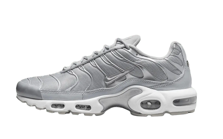 Nike Air Max Plus Metallic Silver — Det metalliske præg, der løfter dit udseende