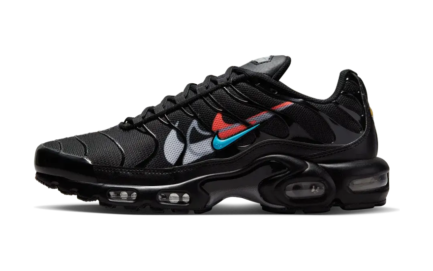 Nike Air Max Plus Multi Swoosh Black Crimson : TN réinventée avec style et amorti