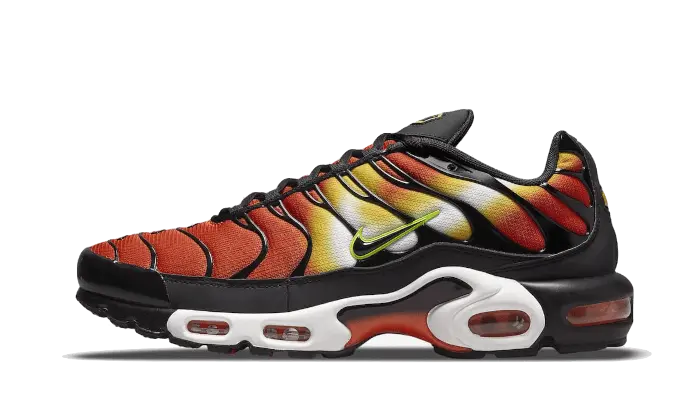 Nike Air Max Plus Západ slunce přechod: přechod západu slunce a městský komfort