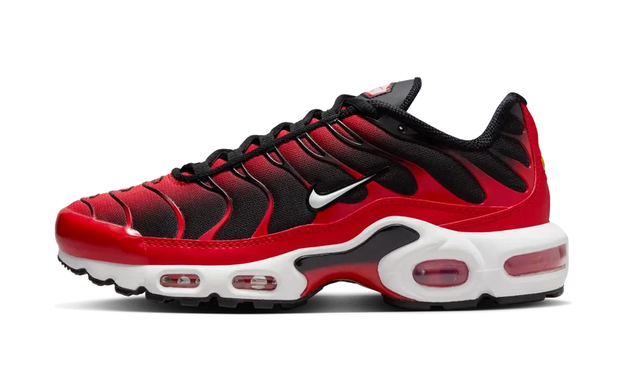 Nike Air Max Plus University Red White Black: o clássico reinventado