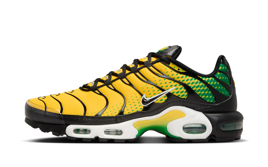 Nike Air Max Plus Varsity Maize Pine Green: icono retro con Tuned Air