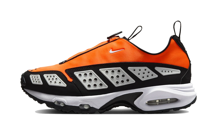Nike Air Max Sunder Safety Orange Black: la silueta de archivo con cremallera que manda en 2026